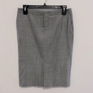 BANANA Republic Pencil Skirt Grey Lined Size 0 Petite